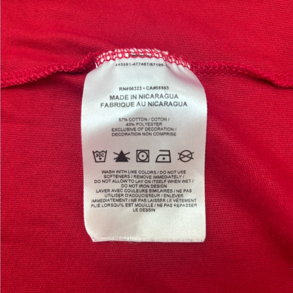 EUC Nike Red Dri-FIT Tee San Francisco 49er Size XXL - Picture 9 of 11